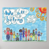 Wij allen Belong Poster (Voorkant)