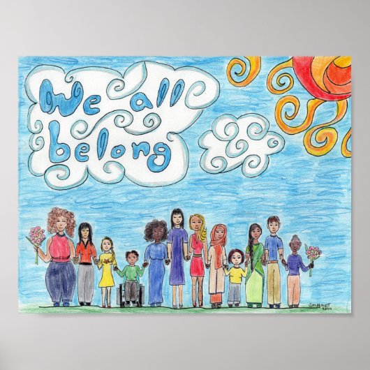 Wij allen Belong Poster (Voorkant)