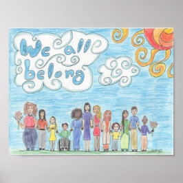 Wij allen Belong Poster