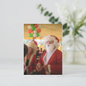 WIJ ALLEN HEBBEN de KERSTMAN Hohoho van de LIEFDE Feestdagenkaart (Staand voorkant)