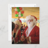 WIJ ALLEN HEBBEN de KERSTMAN Hohoho van de LIEFDE Feestdagenkaart (Voorkant / Achterkant)