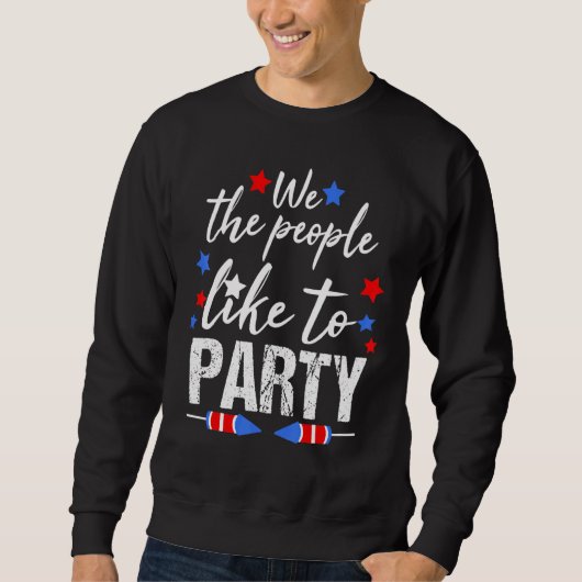 Wij als mensen houden van partij 4 van het vuurwer trui (Voorkant)