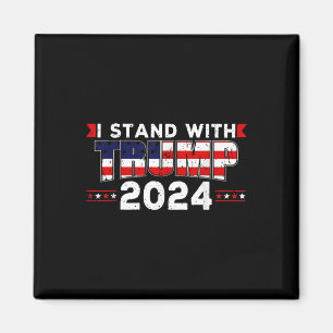 Wij als mensen staan voor Donald Trump 2024 Amerik Magneet