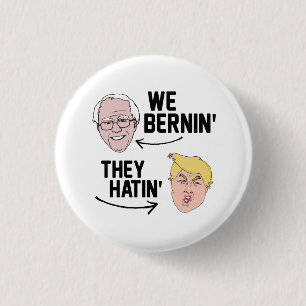 Wij Bernin Zij Haten Ronde Button 3,2 Cm