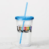 Wij Beschermen Ons Acryl Drinkbeker (Achterkant)