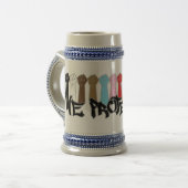 Wij Beschermen Ons Bierpul (Voorkant links)