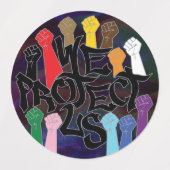 Wij Beschermen Ons Labels (Design 2)