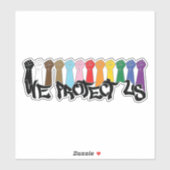 Wij Beschermen Ons Sticker (Vel)
