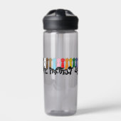 Wij beschermen ons waterfles (Voorkant)