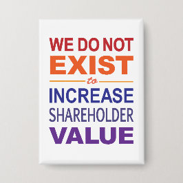 Wij bestaan niet voor aandeelhouders button