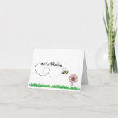 Wij bewegen de Bij van de Honing Aankondiging (Voorkant)