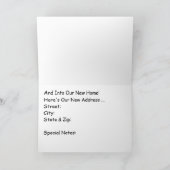 Wij bewegen ons - het Nieuwe Wenskaart van het Aankondiging (Binnen)