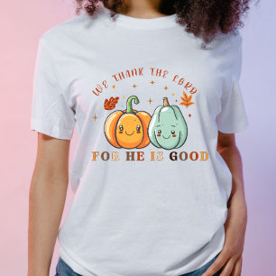 Wij danken God voor Zijn goede Thanksgiving T-shirt