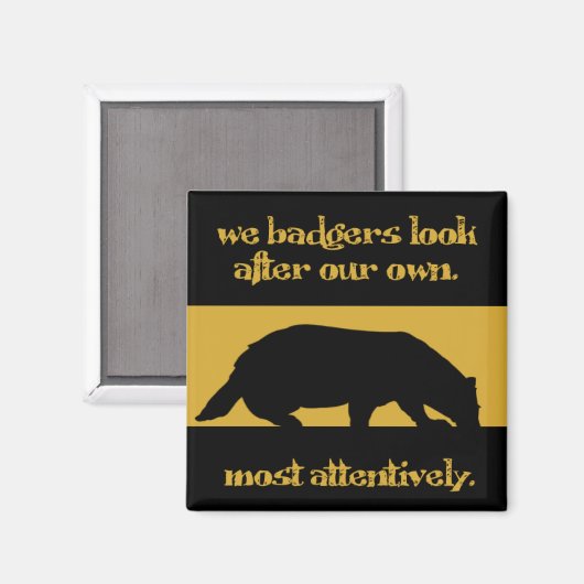 Wij dassen magneet (Voorkant / Achterkant)