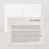 Wij, de 25e wijziging van de Grondwet, verzetten o Briefkaart (Voorkant / Achterkant)