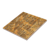 Wij de Amerikaanse grondwet Rustisch Hout Tegeltje (Zijkant)