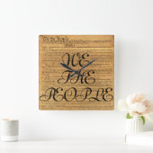 Wij de Amerikaanse grondwet Vierkante Klok (Huis)