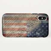 Wij de  Amerikaanse vlag iPhone X Hoesje (Achterkant (horizontaal))