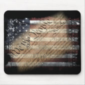 Wij, de  Amerikaanse vlag Mousepad Muismat (Voorkant)