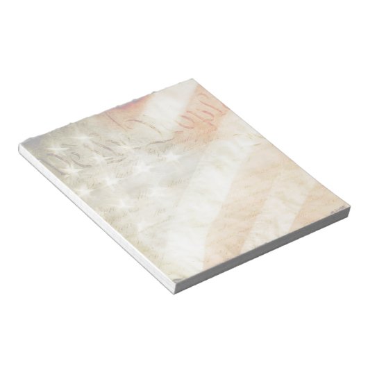 Wij de Amerikaanse vlag Notitieblok (Schuin)