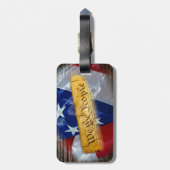 Wij de Amerikaanse vlag van de mensen Bagagelabel (Achterkant verticaal)