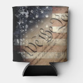 WIJ DE  AMERIKAANSE VLAG VAN DE MENSEN BLIKJESKOELER (Voorkant)