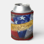 Wij de Amerikaanse vlag van de mensen Blikjeskoeler (Blikje Voorkant)