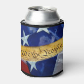 Wij de Amerikaanse vlag van de mensen Blikjeskoeler (Blikje Voorkant)