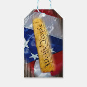 Wij de Amerikaanse vlag van de mensen Cadeaulabel (Achterkant)