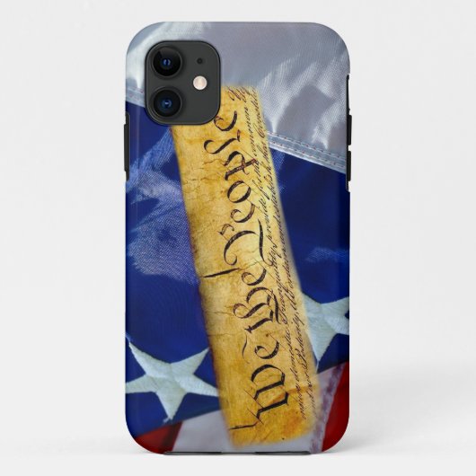 Wij de Amerikaanse vlag van de mensen Case-Mate iPhone Case (Achterkant)