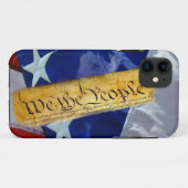 Wij de Amerikaanse vlag van de mensen Case-Mate iPhone Case (Achterkant (horizontaal))