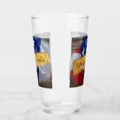 Wij de Amerikaanse vlag van de mensen Glas (Rechts)