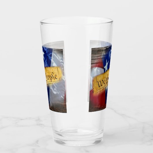 Wij de Amerikaanse vlag van de mensen Glas (Rechts)