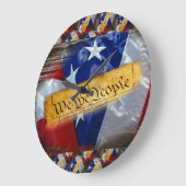 Wij de Amerikaanse vlag van de mensen Grote Klok (Hoek)