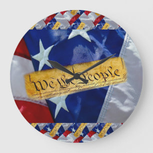 Wij de Amerikaanse vlag van de mensen Grote Klok