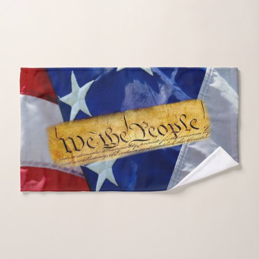 Wij de Amerikaanse vlag van de mensen Handdoek (Handdoek)