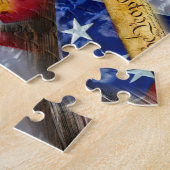 Wij de Amerikaanse vlag van de mensen Legpuzzel (Zijkant)