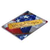 Wij de Amerikaanse vlag van de mensen Notitieboek (Linkerzijde)