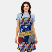 Wij de Amerikaanse vlag van de mensen Schort (Gedragen)
