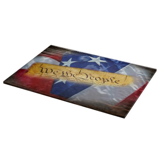 Wij de Amerikaanse vlag van de mensen Snijplank (Hoek)