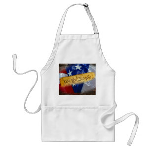 Wij de Amerikaanse vlag van de mensen Standaard Schort