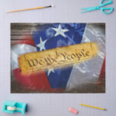 Wij de Amerikaanse vlag van de mensen Tissuepapier (Craft)