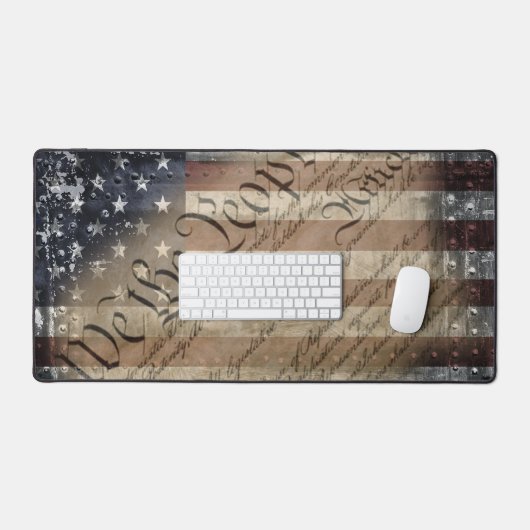 Wij, de  Amerikaanse vlag van het volk Bureaumat (Keyboard & Muis)