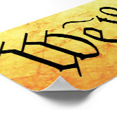 Wij, de Bumpersticker van het volk Poster (Hoek)