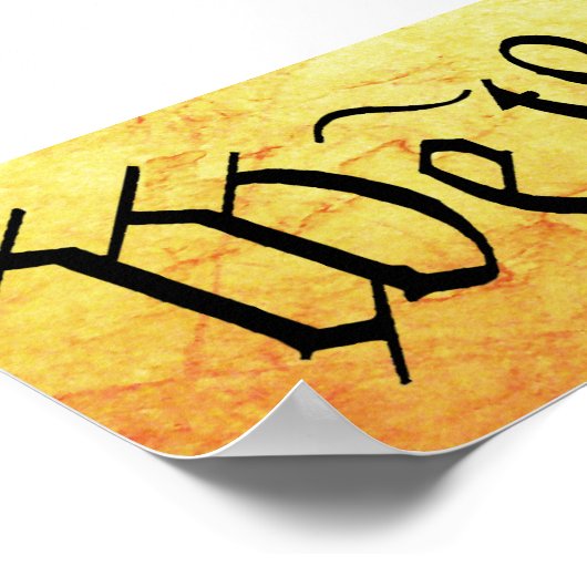 Wij, de Bumpersticker van het volk Poster (Hoek)