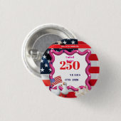 Wij De Domme Ganzen 250ste Grappige Viering Ronde Button 3,2 Cm (Voorkant /achterkant)
