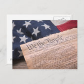 Wij de Grondwet van het volk Briefkaart (Voorkant / Achterkant)