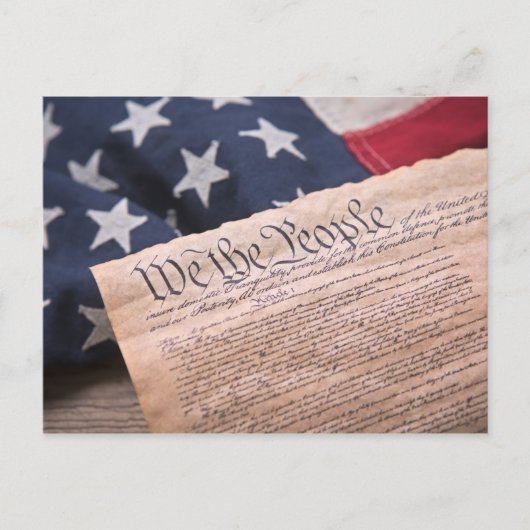 Wij de Grondwet van het volk Briefkaart (Voorkant)