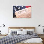 Wij de Grondwet van het volk Canvas Afdruk (Insitu (Slaapkamer))