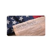 Wij de Grondwet van het volk Etiket (Voorkant)